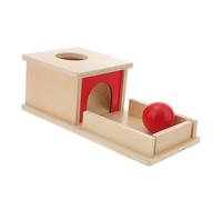 ORFOFE Educational Wooden Box and Ball for Interactive Montessori Game Material Enhances Social Skills and Creative Play