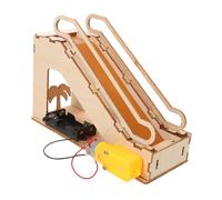ORFOFE Electric Escalator Puzzle Stem Science Educational DIY Model Kit for Boys Mechanical Building Set for Physics Learning and Engineering Projects Birthday