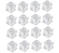 ORFOFE Fake Ice Cubes High Simulation Effect with Irregular Shape Lightweight 50pcs Acrylic Photography Props Artificial Ice Cubes for Food and Picture Shoots
