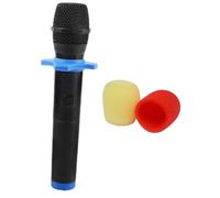 ORFOFE Fake Microphone Toy Set 4pcs with Anti-slip Ring and Sponge Cover for Kids Toddlers Role Play Stage Performance Prop Microphone Model for Boys and Girls