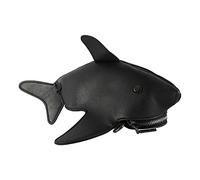 ORFOFE Fashion Cartoon Lady Shark Shoulder Crossbody Bag for Women Lightweight Durable PU Animal Tote with Capacity for Travel Daily Use