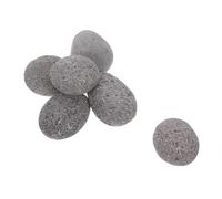 ORFOFE Fire Pit Base Rock Fire Pit Rocks Stones Volcanic Stone Decoration Decorative Hearth Grey
