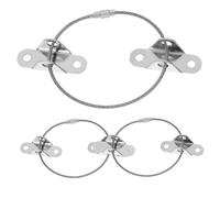 ORFOFE Furniture Wall Anchors 3 Sets Stainless Steel with Strong Bearing and Rust Resistant Features Falling Furniture Prevention Straps for Boys and Girls Safety in Apartments