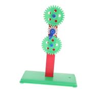 ORFOFE Gear Assembly Experimental Equipment Physics Teaching Kit Science Lab Apparatus Environmental Material for Student Practical Skills Training Random Color