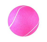 ORFOFE Giant Inflatable Tennis Ball Pink Soft Flannel Educational for Outdoor Indoor Play Elastic Rubber for Parent Interaction