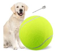 ORFOFE Giant Tennis Ball for Dogs Oversized Pet Toy Ball Soft Design for Active Play in Park Interactive Training Accessory