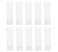 ORFOFE glass cuvettes for water analysis 10pcs Glass Cuvettes 1.7ml for Spectrophotometer Testing Precise Quantitative Analysis