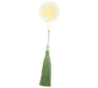 ORFOFE Golden Location Decorative Design, Page and Chic Quick for Metal Dandelion Shaped Bookmark with Tassel Sturdy Material Suitable for Friends Who to Read