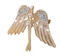 ORFOFE Guardian Angel Pin Brooch for Clothes Metal Lapel Pin Suit Shawl Brooch Decoration Unisex Accessories for Jackets Coats and Backpacks