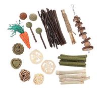 ORFOFE Guinea Pig Rabbit Chew for Teeth Grinding Hamster Rat Gerbil Small Pet Dental Care Multi Functional Boredom Reducer and Activity Chewing Aid