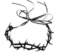 ORFOFE Halloween Thorn Choker Necklace Gothic Masquerade Jewelry Women’s Halloween Costume Accessory Gothic Thorn Chain Necklace for Party