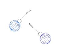 ORFOFE Hamster Ball Stand for Exercise Wooden Toys Rattle for Hamsters Kitten Cat Pet Balls Random Color