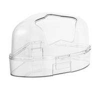 ORFOFE Hamster Bath Basin and Small Pet Bath Container for Raising Hamsters Sturdy Plastic Toilet with Star Pattern Suitable for Dwarf and Guinea Pigs in Cage Habitat Random Color