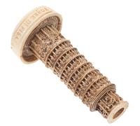 ORFOFE Handmade Resin Miniature Leaning Tower of Pisa Model Vintage Architecture Sculpture Home Decoration Souvenir Gift for Friends and Family