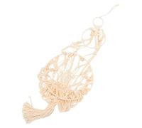 ORFOFE Handwoven Cotton Rope Cat Bed Basket Semi-enclosed Hanging Hammock for Kittens and Cats Breathable Ventilated Design Washable All-season Pet Nest Boho Style Cozy Lounge