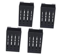 ORFOFE Hanging Aquarium Plant Holder 4-Pack Plastic Aquatic Plant Baskets with Multiple Holes for Root Water Flow 4.92X3.15X2.17 Inch Fish Tank Decoration