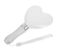 ORFOFE Heart Shaped LED Light Stick Color Flashing Cheering Wand Portable Fan Essential for Concerts Parties Birthdays and Festivals