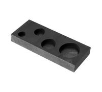 ORFOFE High Purity Graphite Mold for Metal Melting with Creative Slot Design Furnace Casting Tool for Gold Silver Copper Brass Alloys Even Surface for Jewelry Refining and Small Object