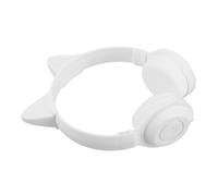 ORFOFE High Realism Cat Ear Headphone Prop White Simulation Sports Headset for Cosplay Photography Performance with Detachable Ears Versatile Display Model