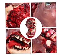 ORFOFE Horrible Fake Head Halloween Prop Realistic Scary for Haunted Houses Party Decorations Halloween Events Lightweight Reusable Accessory for Unforgettable Frights