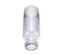 ORFOFE Hydroponics Glass Vase Planter Ocean Blue Small Mouth Transparent Decorative Flower Pot for Home Garden Indoor Living Display