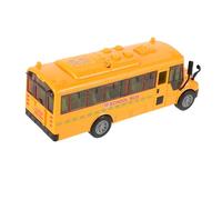 ORFOFE Inertia Model School Bus with Openable Doors and Music Safe Creative Vehicle for Suitable for Bedroom Play and Indoor Fun