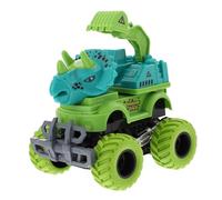 ORFOFE Inertial Pull Back Dinosaur Engineering Car for Cartoon Construction Vehicle Plaything Educational Boys and Fun Birthday Present