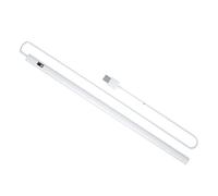 ORFOFE Intelligent Sensor Strip Light Under Cabinet LED Wall Lamp with High Heat Dissipation Hidden Design for Kitchen Staircase and Garage Use (White, 40Cm)