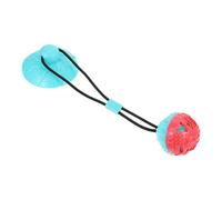 ORFOFE Interactive Dog Chew with Suction Cup for Bite Force Training and Stress Relief Food Dispensing Ball for Dogs Multifunctional Pet for Energy Consumption and Teeth Cleaning