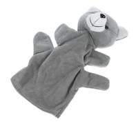 ORFOFE Interactive Plush Cat Hand Puppet for Soft Five Finger Control with Movable Limbs and Expressive Face Storytelling for Creative Role Play at Home the Go