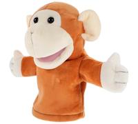 ORFOFE Interactive Plush Monkey Hand Puppet for Storytelling and Role Play Soft Animal for Enhances Creativity Motor Skills and Communication