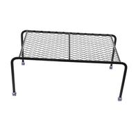 ORFOFE Iron Wire Reptile Rack Small Animal Feeding Platform and Sleeping Bed Hollow Design for Lizards Bearded Dragons Guinea Pigs Black Compact Rack for Pet Habitat Accessories