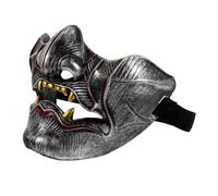 ORFOFE Japanese Style Hannya Mask Sturdy Decorative Cosplay Prop for Men and Women Comfortable Fit for Makeup Parties Theater Performances and Japanese Drama Supplies
