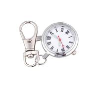 ORFOFE Keychain Pocket Watch Quartz Large Numbers for Men Women and Boy Girl for Gifting and Everyday Use