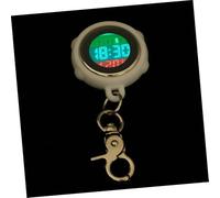 ORFOFE Keychain Pocket Watch with Key Buckle Design, Super Lightweight Silicone Nurse Fob Watch for Daily Life and Work the Hospital, Easy to Check Time and Precise Timing