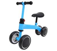 ORFOFE Kids Balance Bicycle Walker for Toddlers with 4 Wheels Blue Learning Walking Bike Studying Walking Supplies Suitable for Early Childhood Training