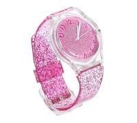 ORFOFE Kids Fashion Watch Quartz Watch Creative Silicone Metal Pink Cartoon Design Precise Time Keeping Birthday Present School