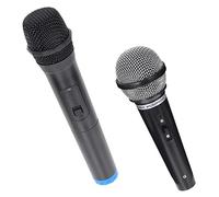 ORFOFE Kids Microphone Prop Toy Simulation Microphone for Toddlers Black Miniature Model Role Play Stage Performance 2pcs Set for Kids’ Singing and Pretend Play