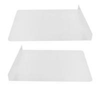 ORFOFE kitchen sink side splash guard, wall mounted splatter shield, stainless steel, 2 panels, 15.98 x 12.01 x 1.50 in, for kitchen sinks and basins