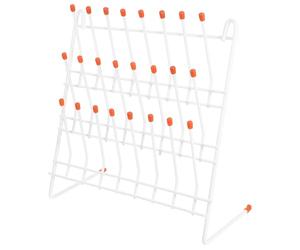 ORFOFE Laboratory Drain Rack Laboratory Tubes Drying Holder for Beaker and Test Tube with Portable Design in Lab