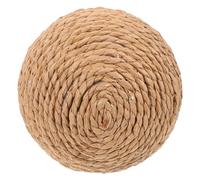 ORFOFE Large Sisal Cat Scratching Ball for Indoor Cats Interactive Bite-resistant to Scratch Chase and Pounce Suitable for Kittens Natural Color