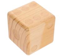 ORFOFE Large Wooden Dice for Outdoor Games Sturdy Wood Dice Prop for Party Activities for Birthdays Festivals Lawn Games Portable Design