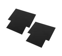 ORFOFE Laser Engraving Aluminum Plates 4Pcs Black Anodized Metal Sheets 0.2Mm Thick for DIY Crafting and Home Decoration