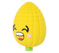 ORFOFE Latex Squeaky Dog with Laughing Corn Face, Interactive Chew for Aggressive Chewers, Puppy Teething Fun for Small Dogs and Puppies