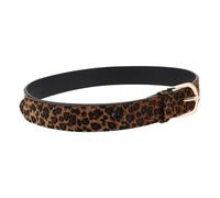 ORFOFE Leopard Skin Belt for Women Adjustable Wide Waistband Fashion Accessory Durable Faux PU and Statement for Casual and Formal Outfits