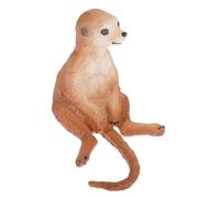 ORFOFE Lifelike Simulation Meerkat Model Plastic Figurine for Educational Use Hard Plastic Animal Figure for Classroom Garden and Display Realistic Detailing and Design