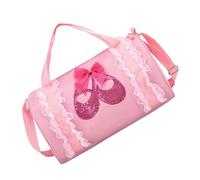 ORFOFE Lightweight Crossbody Dance Bag for Pink Ballet Backpack with Zipper Versatile Sports Storage for Latin Ballet and Travel for Princesses and Casual Day Trips