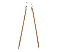 ORFOFE Lightweight Traditional Chinese Calligraphy Brush Pen 2Pcs Fine Tip with Ink-View Handle for Practicing Calligraphy, Copying Scriptures and Artistic Drawing for Students