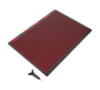 ORFOFE Line Plastic Braille Writing Board with Ergonomic Pen Beginner-Friendly Braille Writer Accessory for Home School and Public Learning Environments