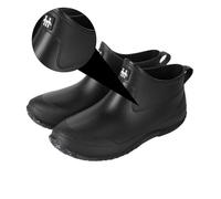 ORFOFE Low-heel Rainshoes for Women and Men Outdoor Work Footwear Lightweight Non-slip Chef Shoes for Camping Hiking and Cycling Easy-clean Warm Rain Boots